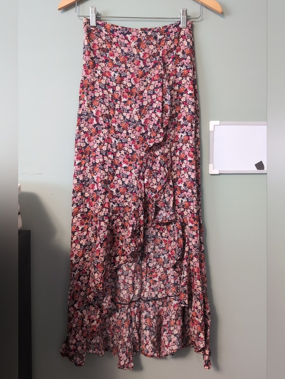 Dress Forum Floral Maxi Skirt | Ruffle Tiered Boho Skirt
